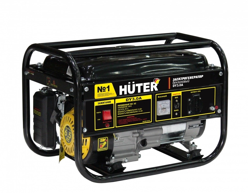 Бензиновый генератор Huter DY3.0A   по низкой цене с .