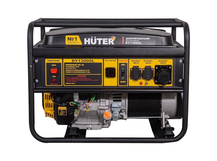 Бензиновый генератор Huter DY13000L - фото