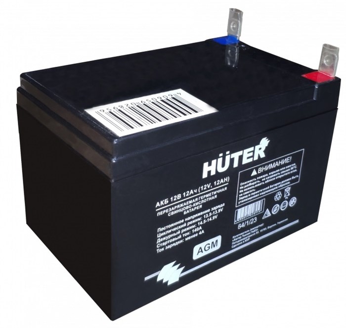 Аккумуляторная батарея Huter 12В 12Ач - фото 1